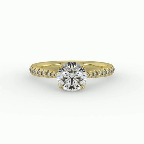 360 degree view of Millie Engagement Ring