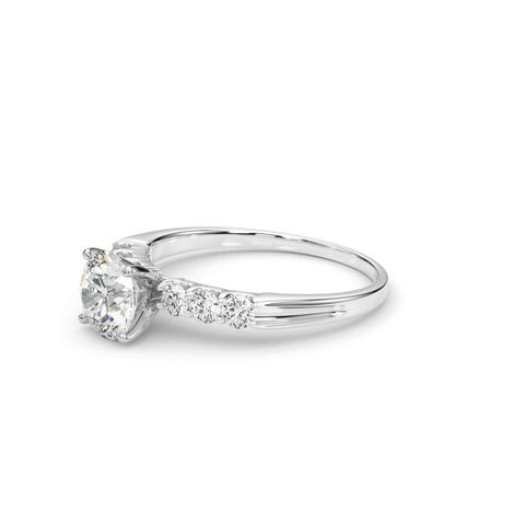 360 degree view of Jill Shared Prong Engagement Ring