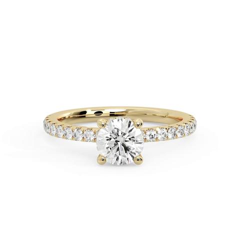 360 degree view of Emory Hidden Halo And Pave Engagement Ring