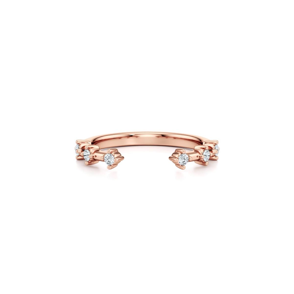 360 degree view of Solara Lab Diamond Open Band