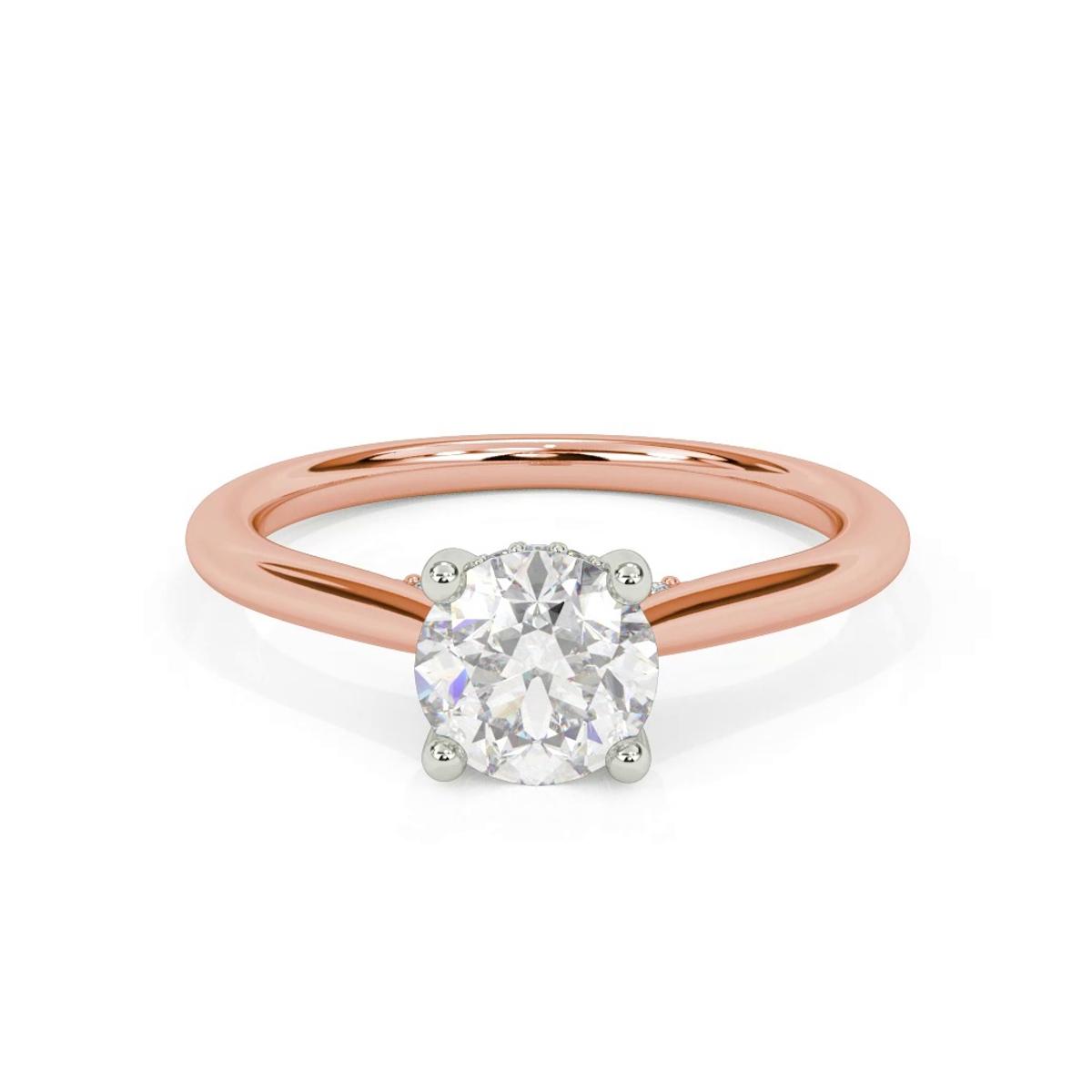 360 degree view of Kate Two-Tone Hidden Halo