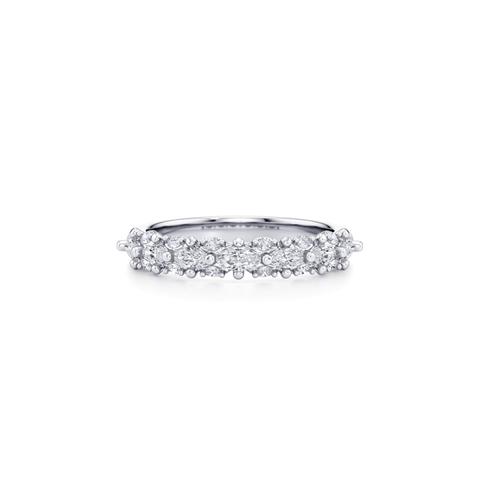 360 degree view of Alira Marquise Lab Diamond Band