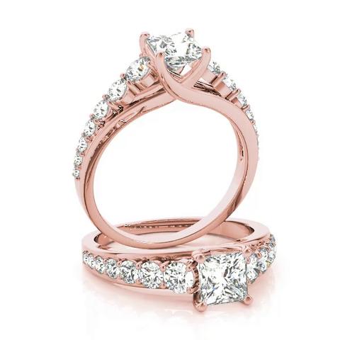 360 degree view of Aida Graduating Diamond Engagement Ring