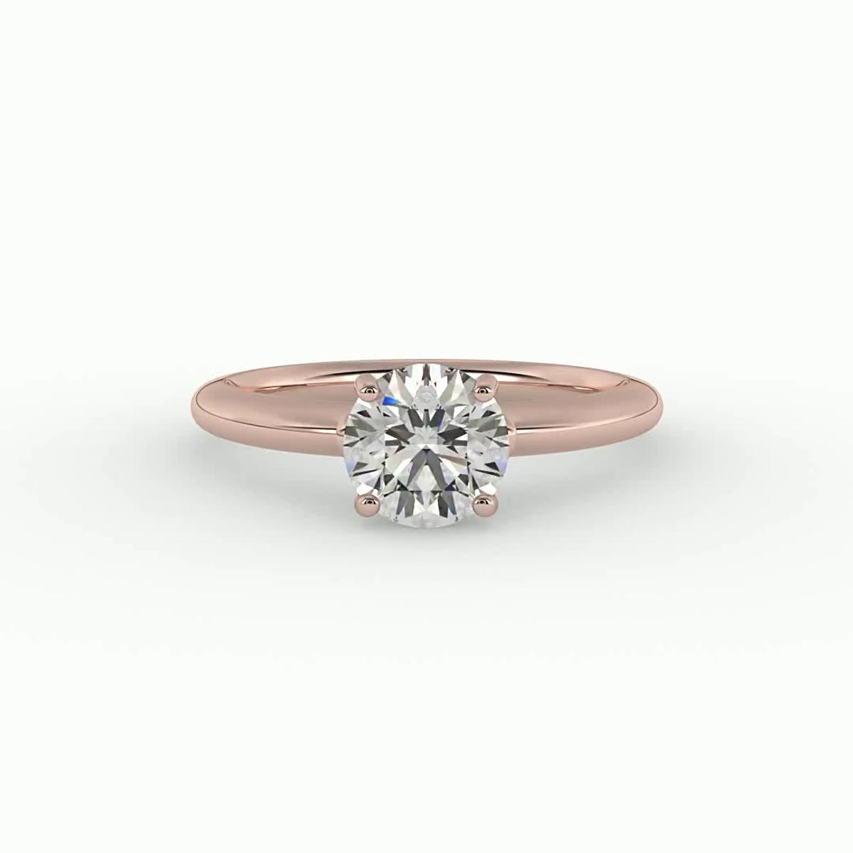 360 degree view of Julia Solitaire Engagement Ring