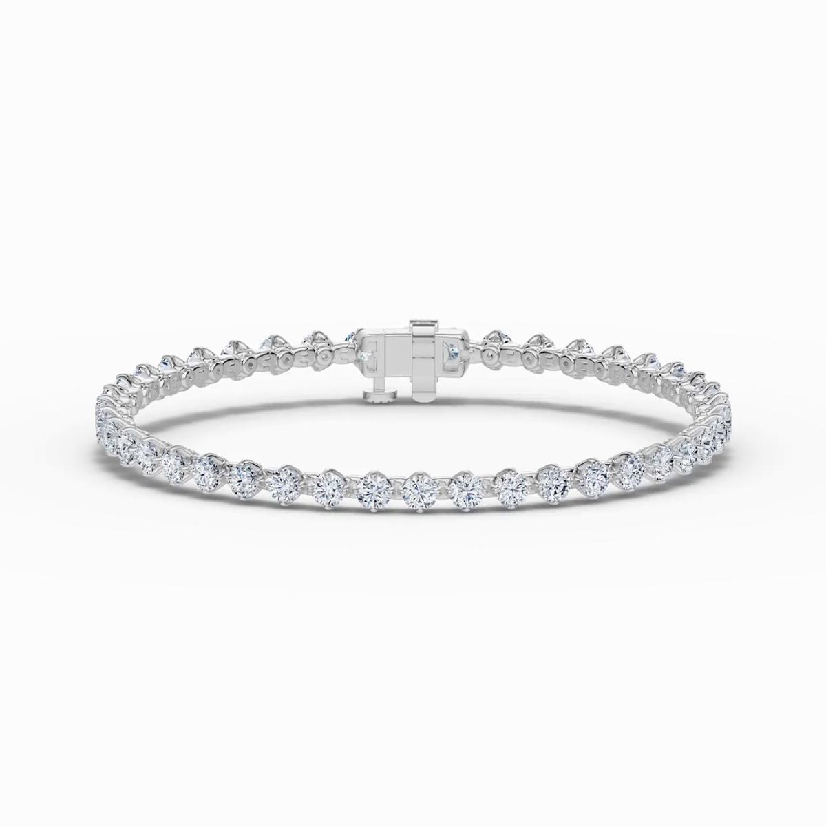 360 degree view of Tulip Basket Diamond Tennis Bracelet (5 ct. tw.)