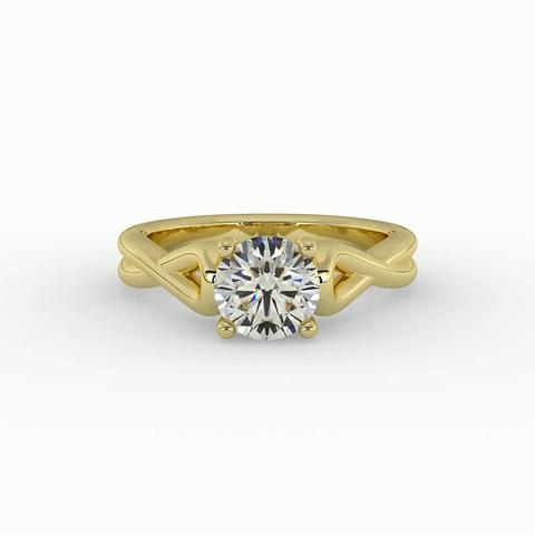 360 degree view of Ayla Solitaire Engagement Ring