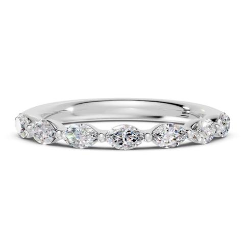 360 degree view of Marquise Seven-Stone Lab Diamond Band (0.75 ct. tw.)