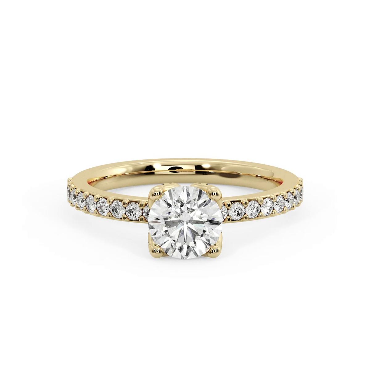 360 degree view of Yaretzi Tulip Engagement Ring