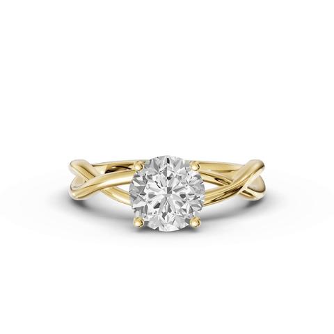 360 degree view of Bianca Twist Engagement Ring