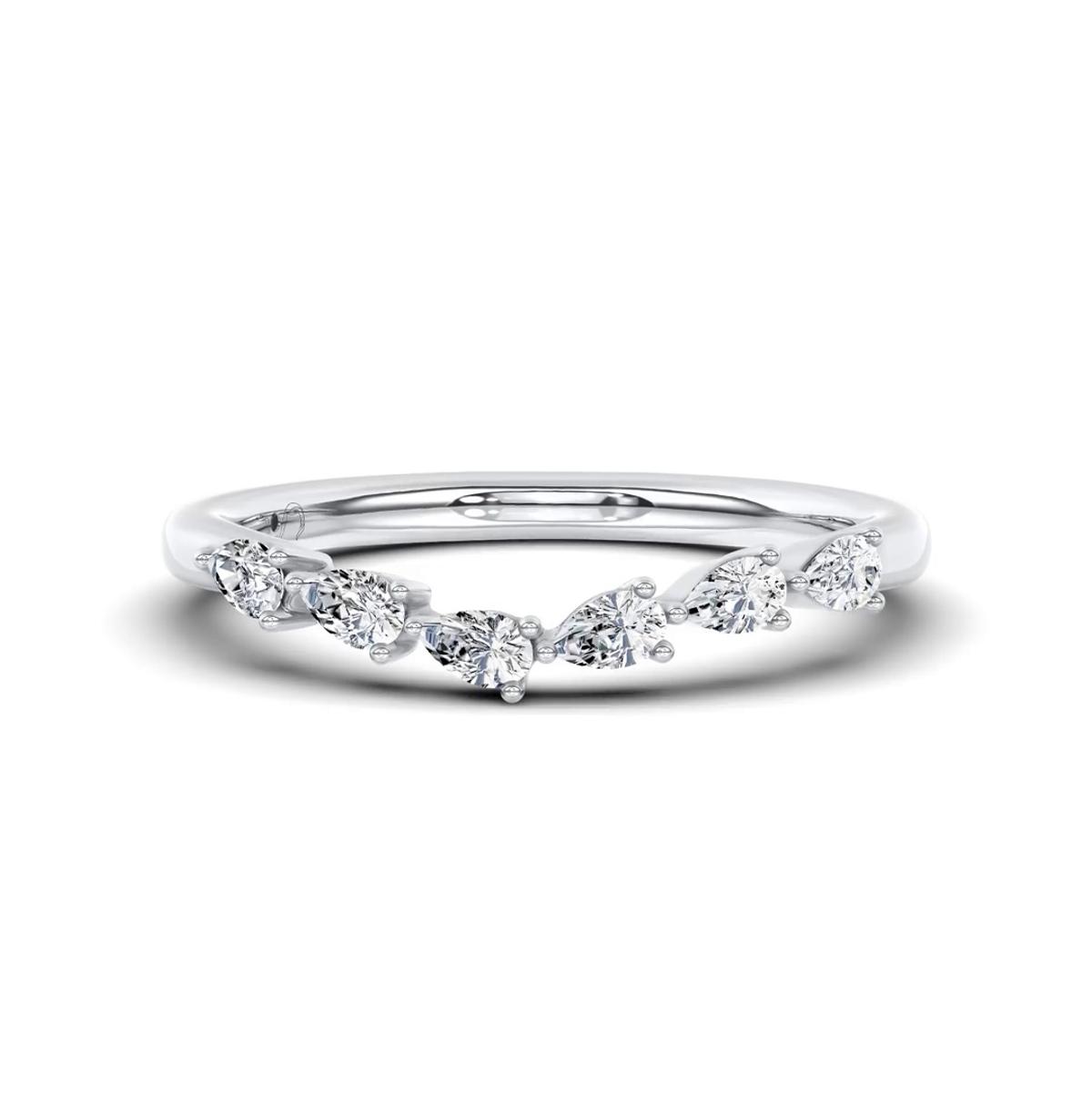 360 degree view of Luminous Curved Pear Lab Band by Christian Siriano