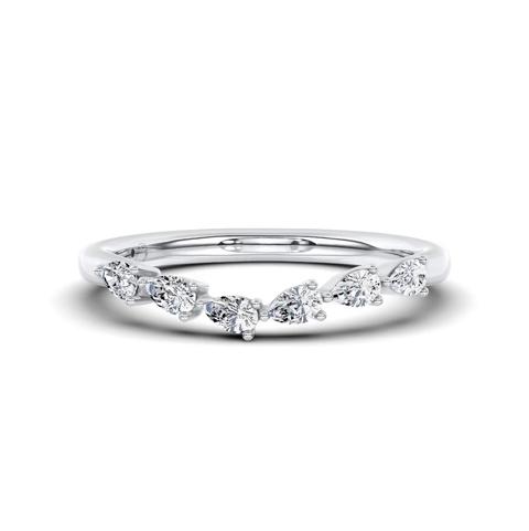360 degree view of Luminous Curved Pear Lab Band by Christian Siriano