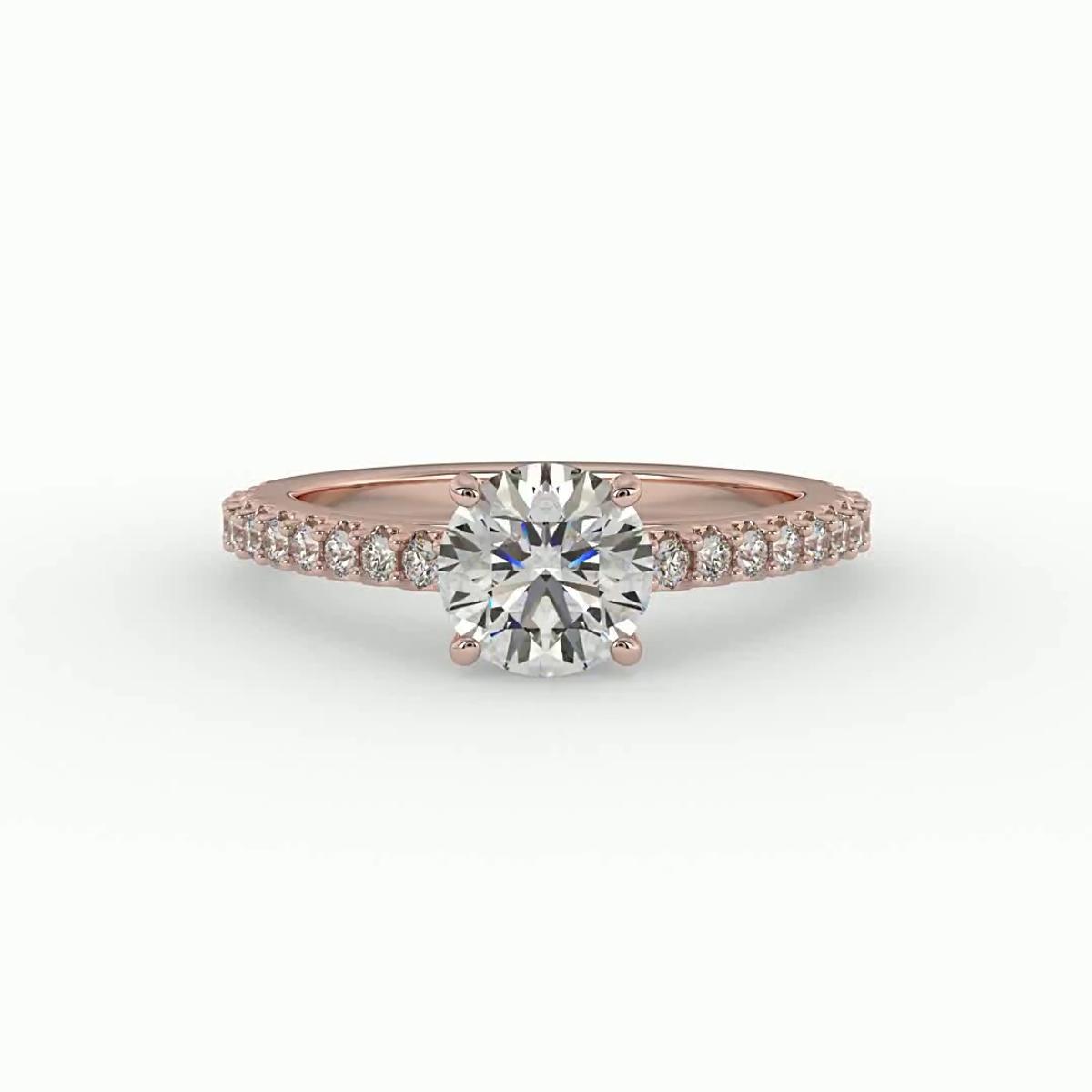 360 degree view of Sage Engagement Ring