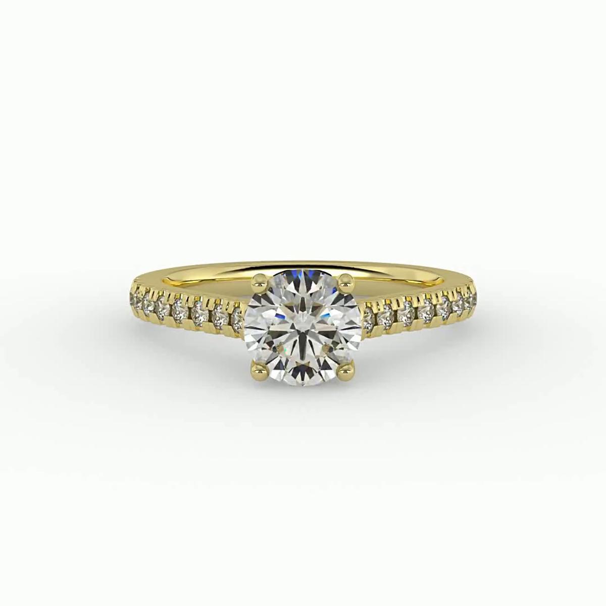 360 degree view of London Engagement Ring