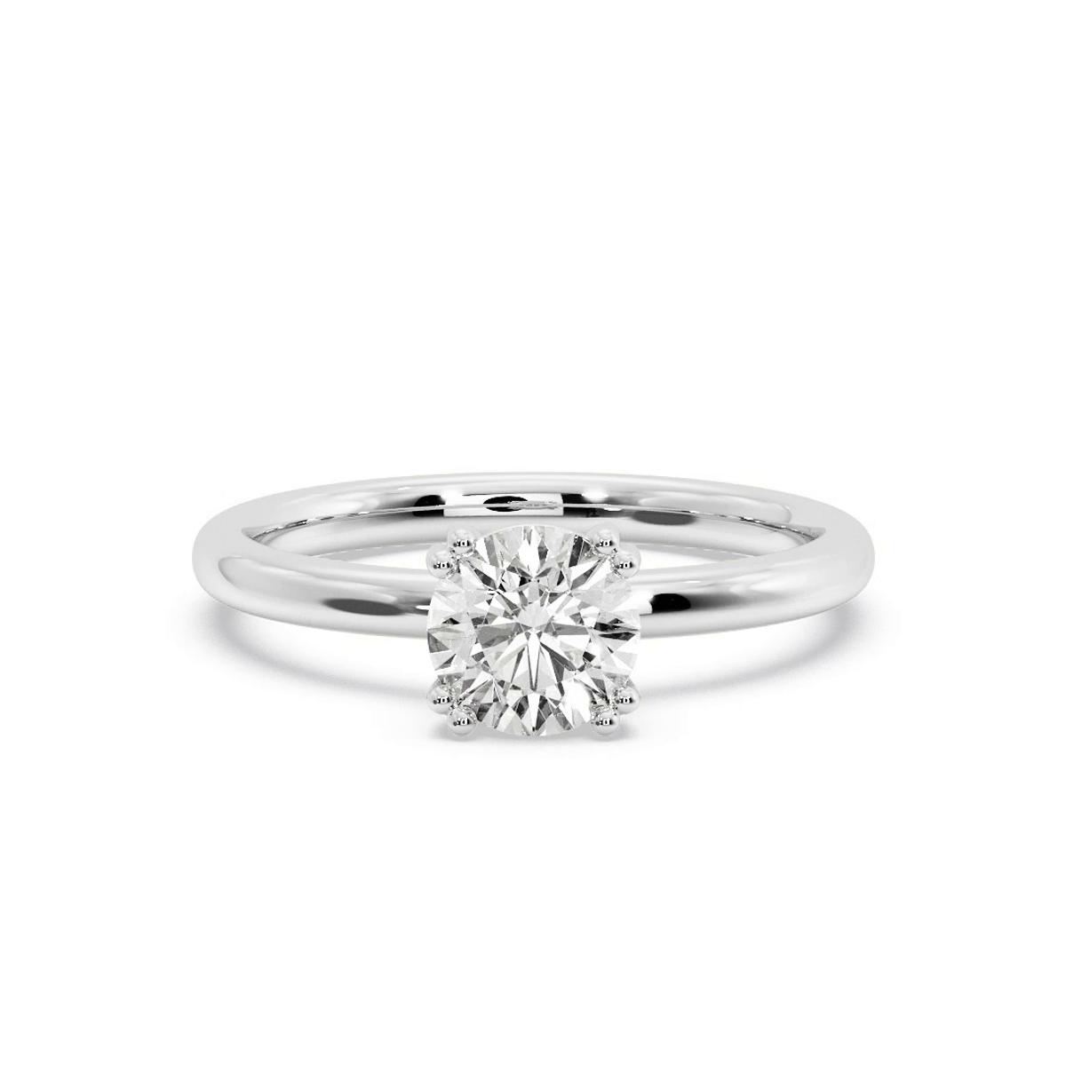 360 degree view of Margaret Double Prong Solitaire Engagement Ring