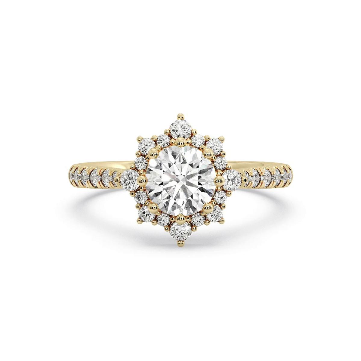 360 degree view of Daniela Engagement Ring