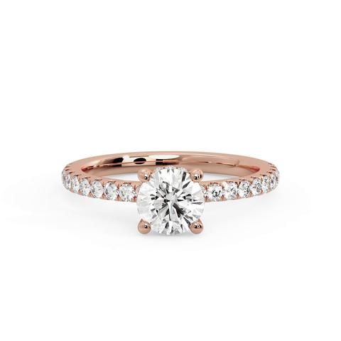 360 degree view of Emory Hidden Halo And Pave Engagement Ring