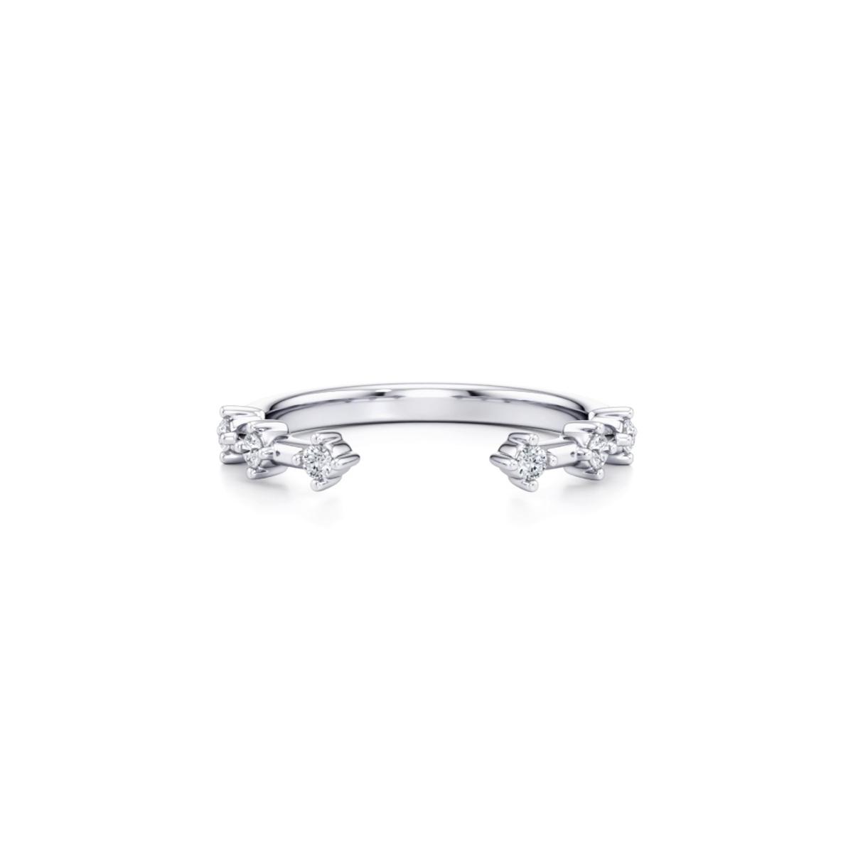 360 degree view of Solara Diamond Open Band
