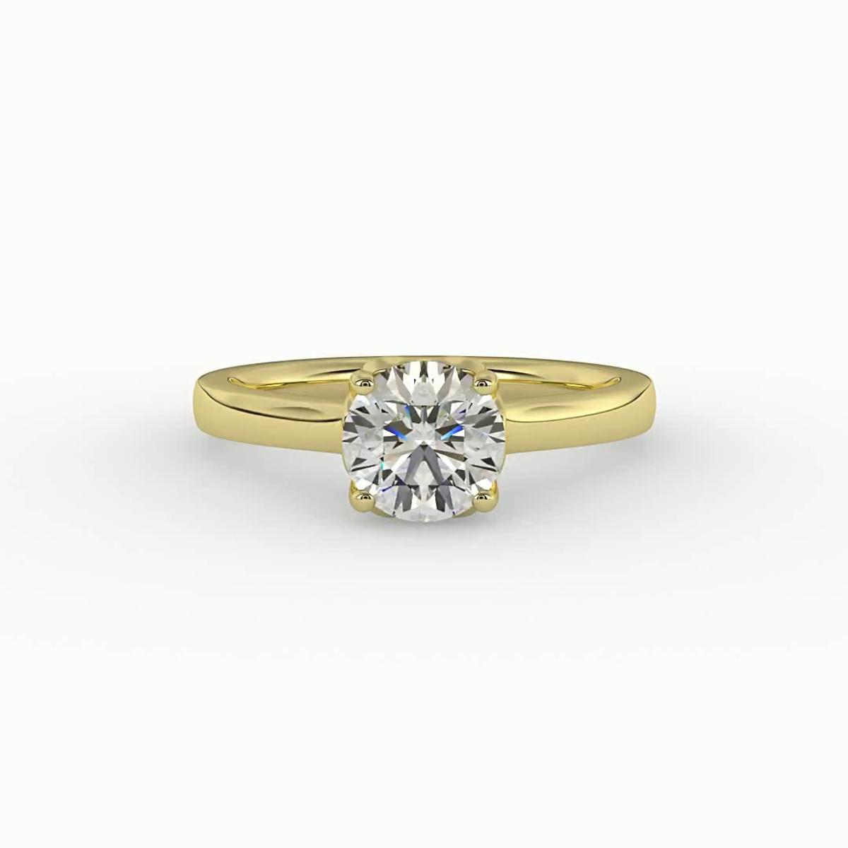 360 degree view of Valerie Heart Solitaire Engagement Ring