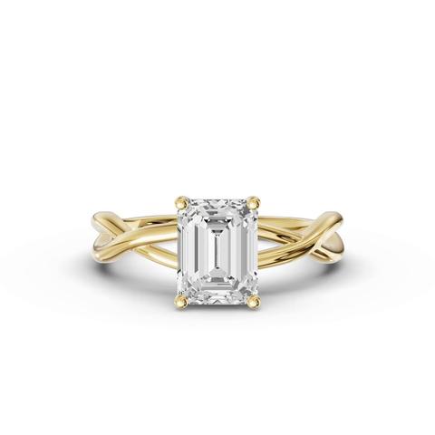 360 degree view of Bianca Twist Engagement Ring