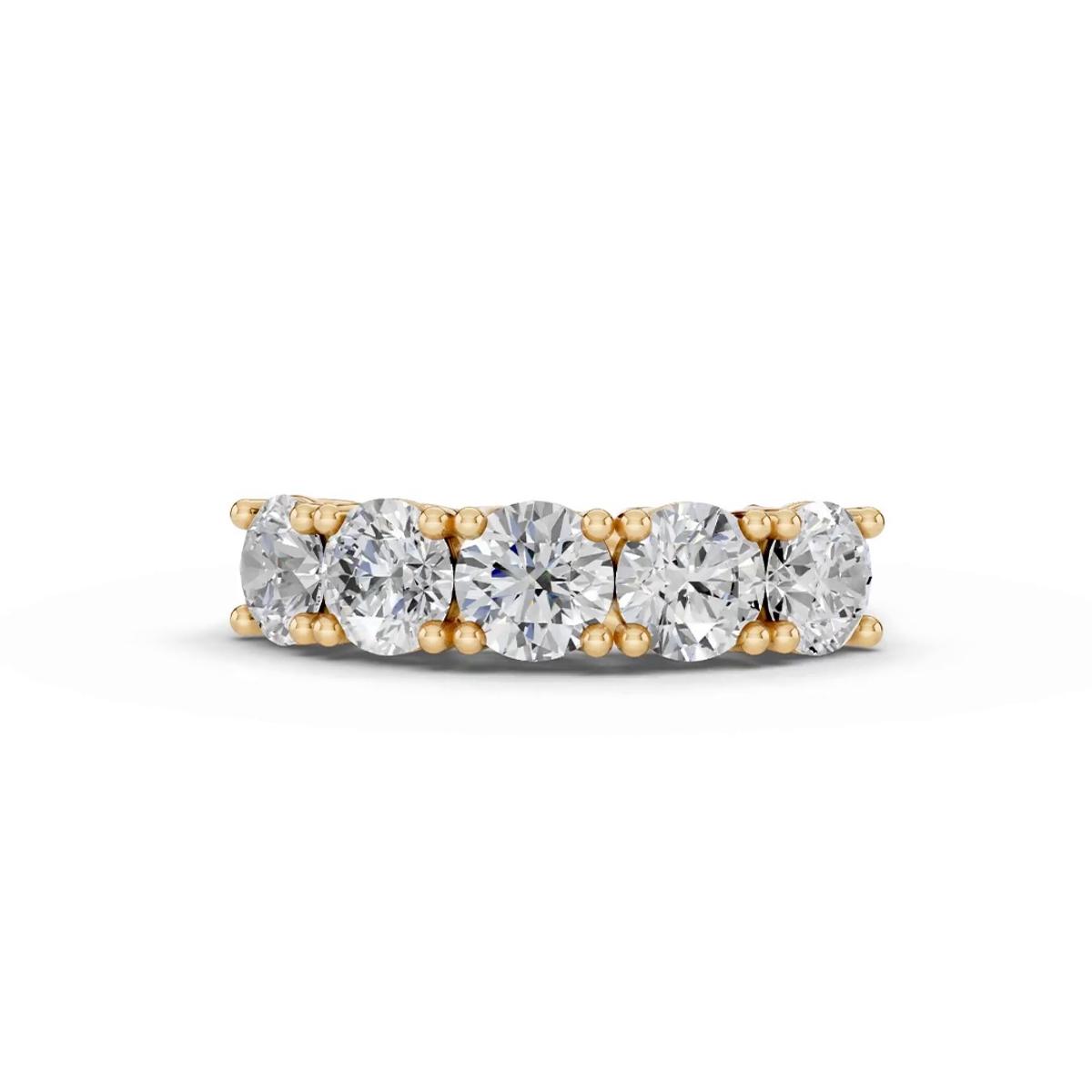 360 degree view of Tradition Trellis Five-Stone Diamond Band (3.00 ct. tw.)