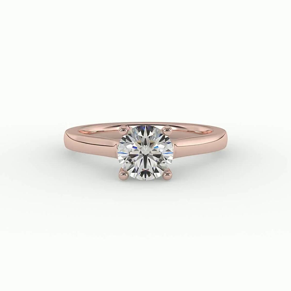 360 degree view of Cecilia Solitaire Engagement Ring