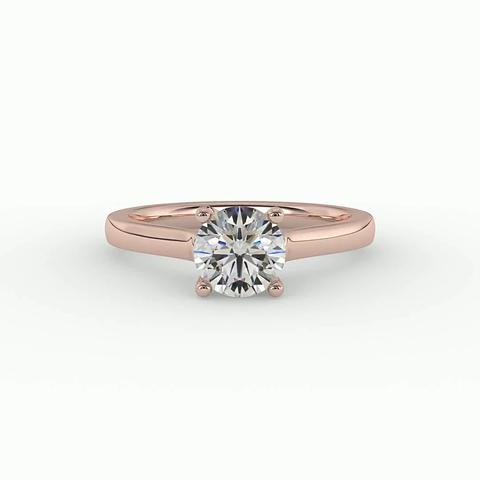 360 degree view of Cecilia Solitaire Engagement Ring