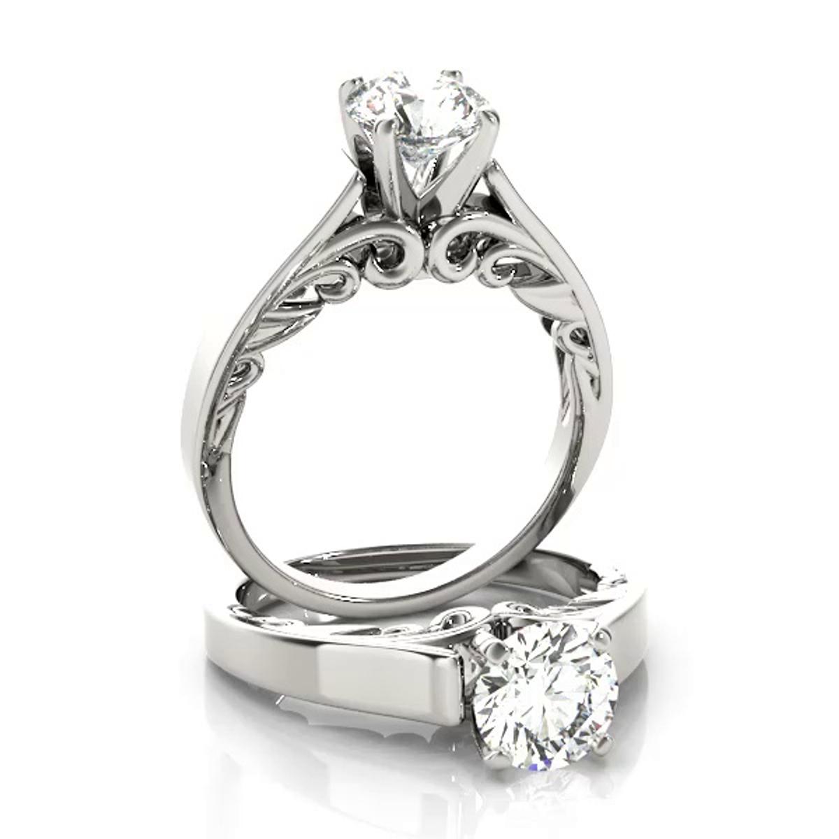 360 degree view of Aspyn Solitaire Engagement Ring