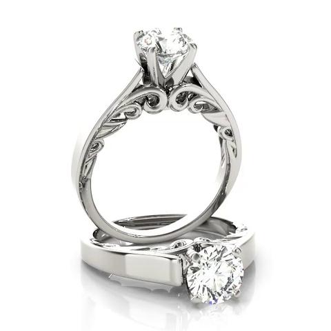 360 degree view of Aspyn Solitaire Engagement Ring