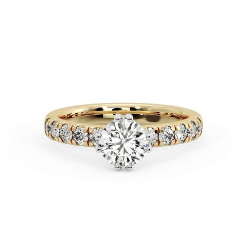 360 degree view of Antonella Double-Prong Hidden Halo Engagement Ring