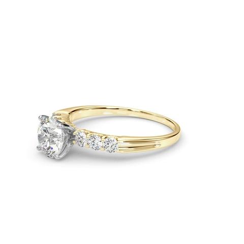 360 degree view of Jill Shared Prong Engagement Ring
