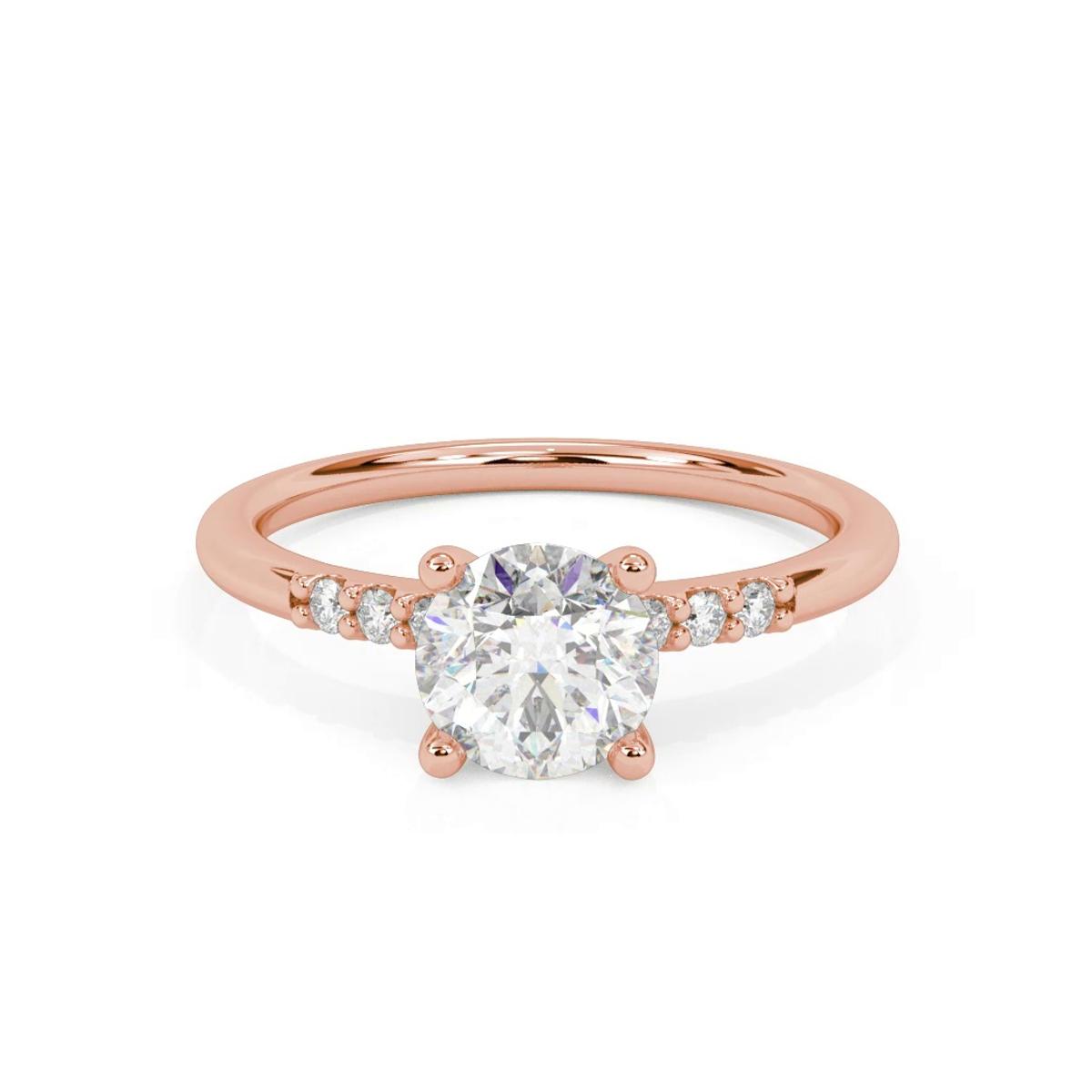 360 degree view of Lula Diamond Accent Engagement Ring