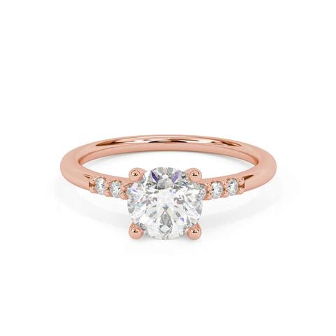 360 degree view of Lula Diamond Accent Engagement Ring