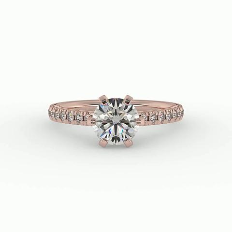 360 degree view of Finley Engagement Ring