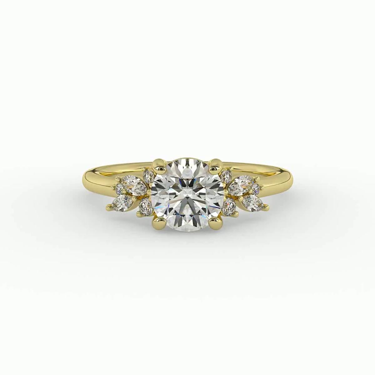 360 degree view of Rachel Engagement Ring