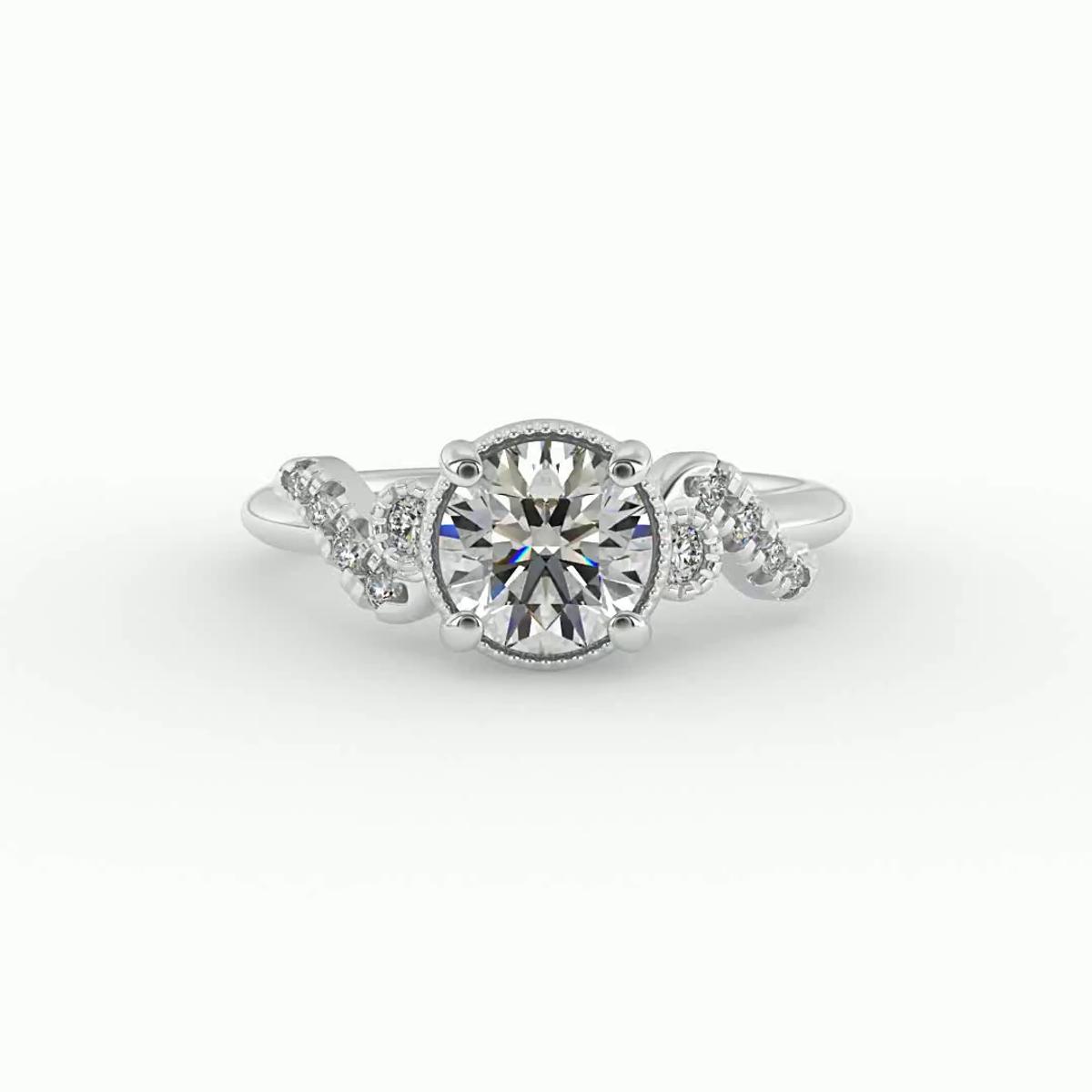 360 degree view of Sawyer Engagement Ring