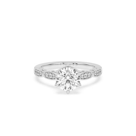 360 degree view of Aurelia Lace Engagement Ring