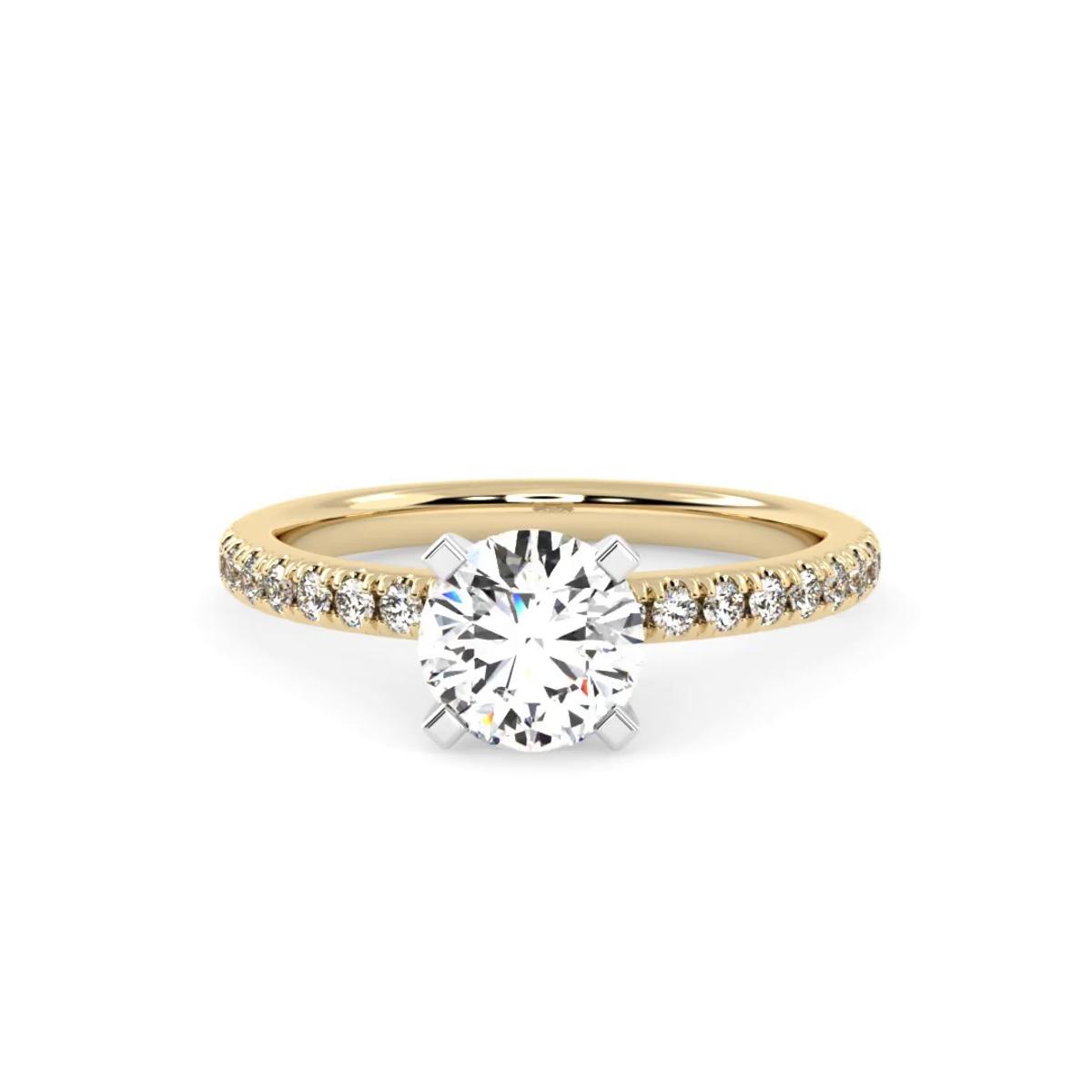 360 degree view of Kora Pave Engagement Ring