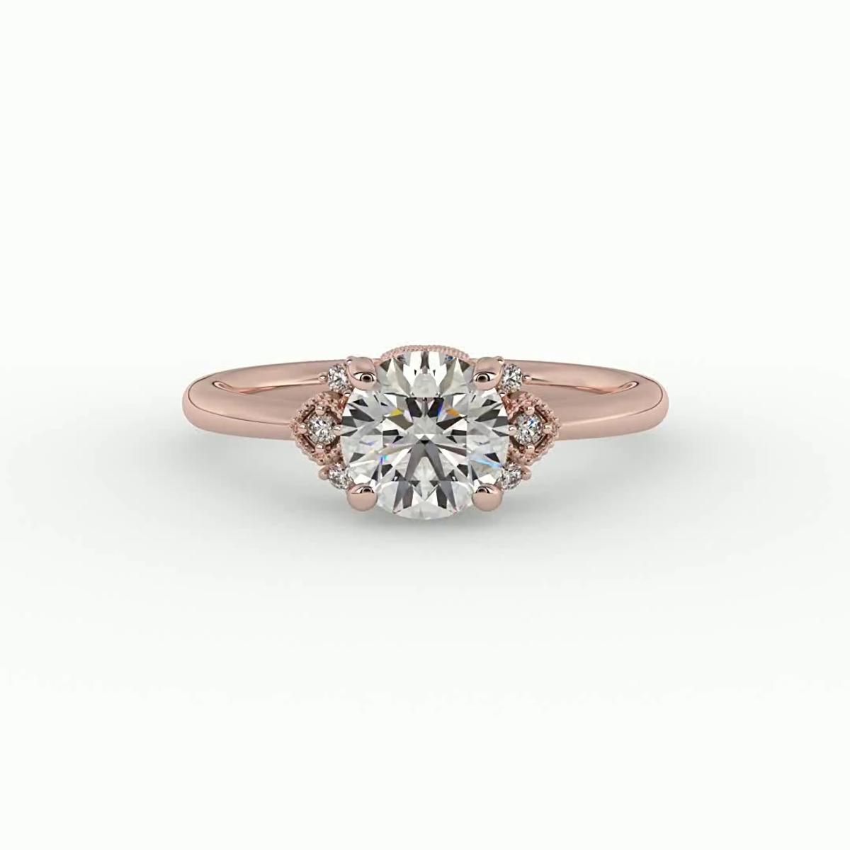 360 degree view of Lila Engagement Ring