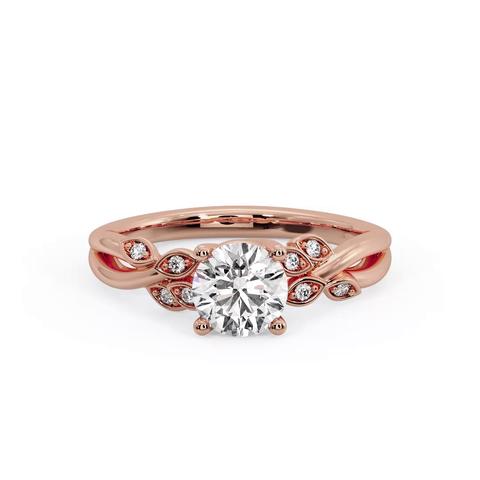 360 degree view of Oaklyn Split Shank Vine Engagement Ring