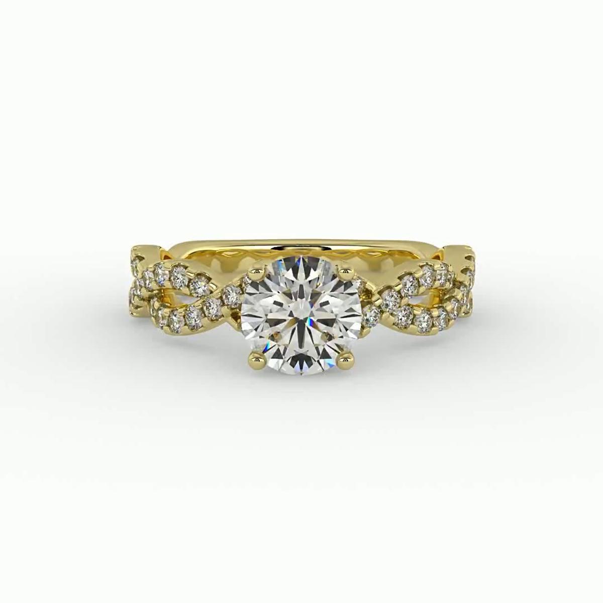 360 degree view of Sloane Engagement Ring