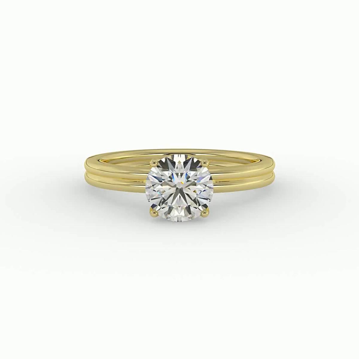360 degree view of Isabel Solitaire Engagement Ring