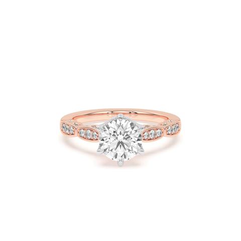360 degree view of Aurelia Lace Engagement Ring